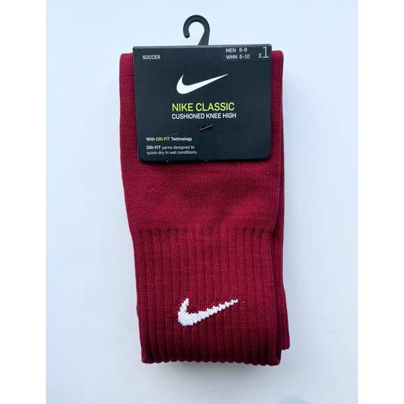Nike Other - 🛍 NWT Nike Knee High Dri-Fit Socks in Maroon